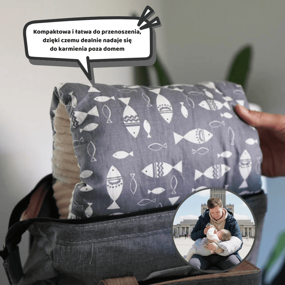 Tulimiś – podusia do karmienia i tulenia dla maluszków