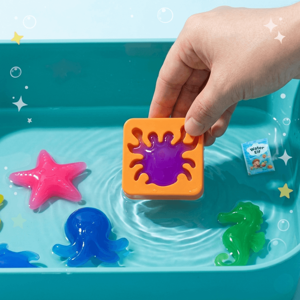 WodneStworki - Kreatywny zestaw 30 elementów  DIY do tworzenia pływających zwierząt w wodzie