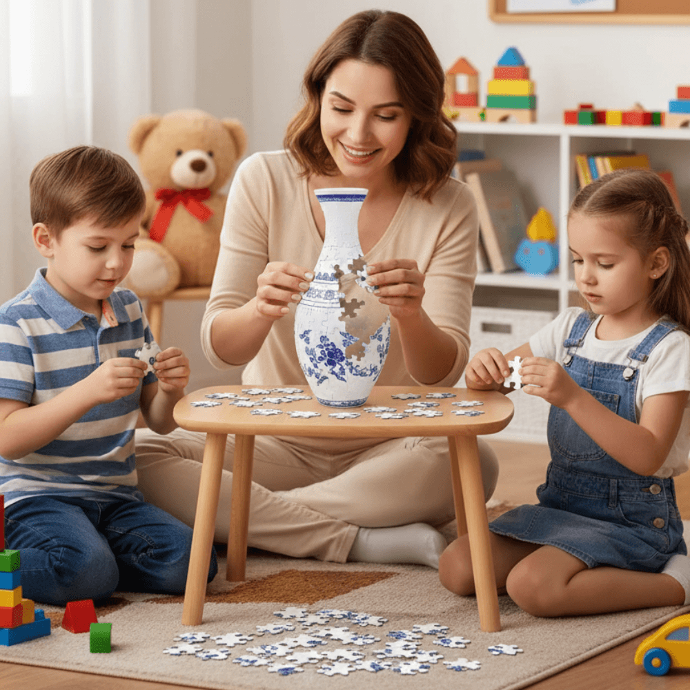 Vaséa - stwórz własny wazon z puzzli krok po kroku