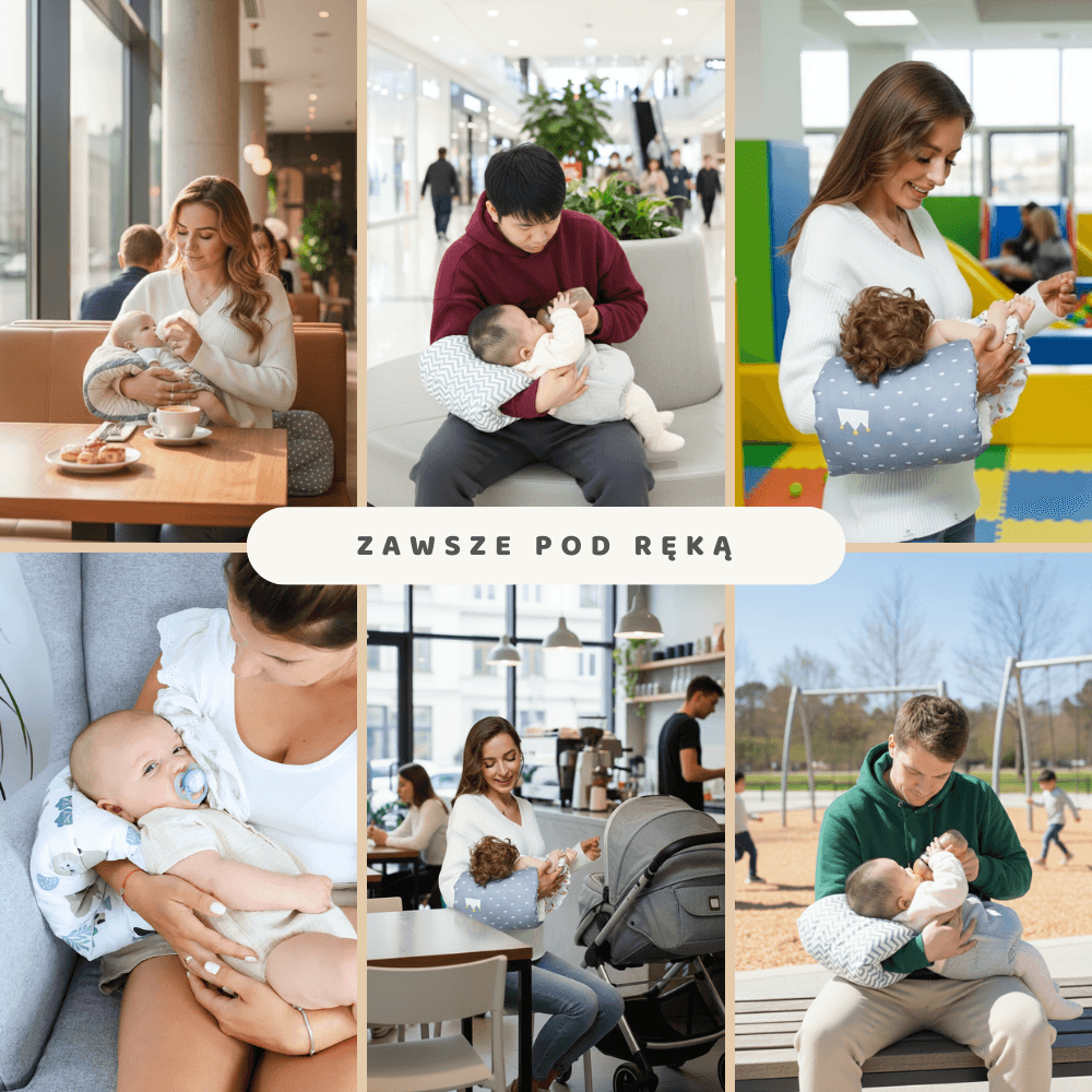 Tulimiś – podusia do karmienia i tulenia dla maluszków